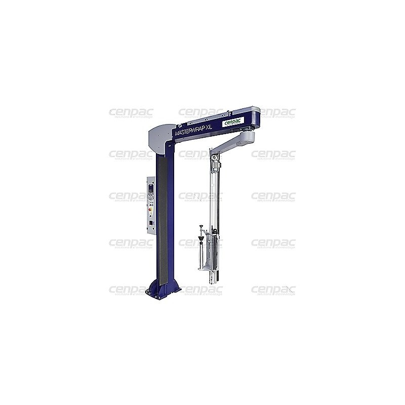 Banderoleuse à bras tournant masterwrap plus xl fr - hauteur banderolage 2000mm - 1 unite