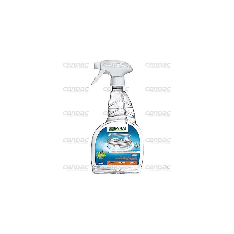 Nettoyant vitres et surfaces bidon 5l - le vrai - vsd - 1 bidon