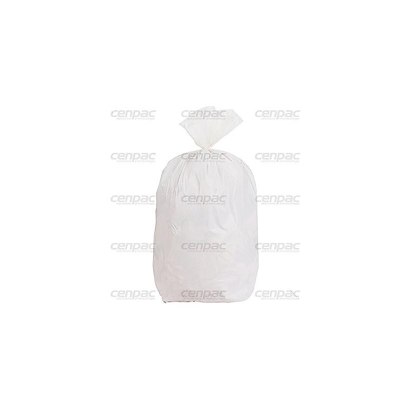 Sac poubelle pebd jaune - 110 litres 700x1050mm 35µ - colis de 200 sacs