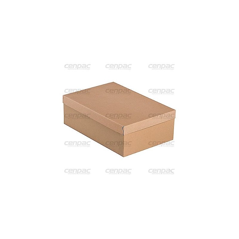 Demi caisse fond automatique plat - 400x300x200mm dim ext - colis de 10 demi caisses