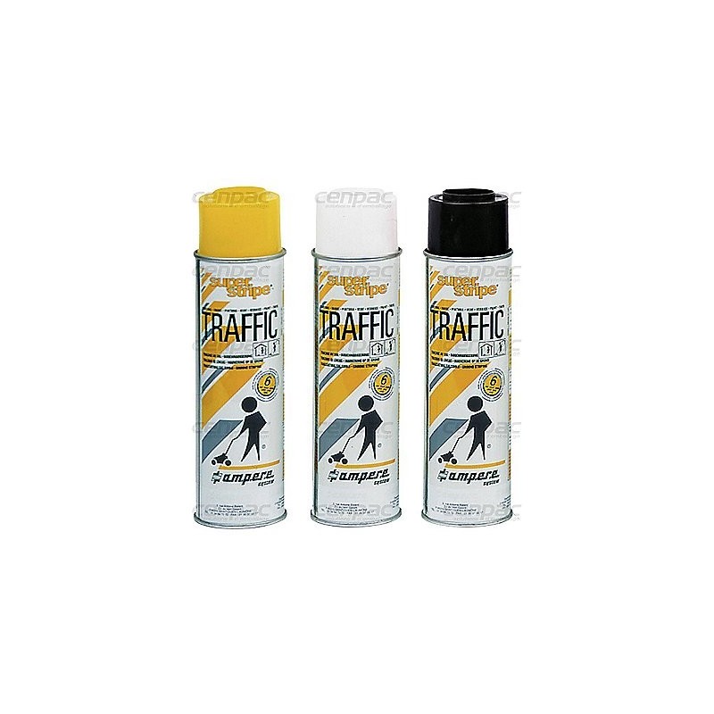 Peinture aerosol 600ml - coloris jaune - colis de 12 - colis :12 aerosols