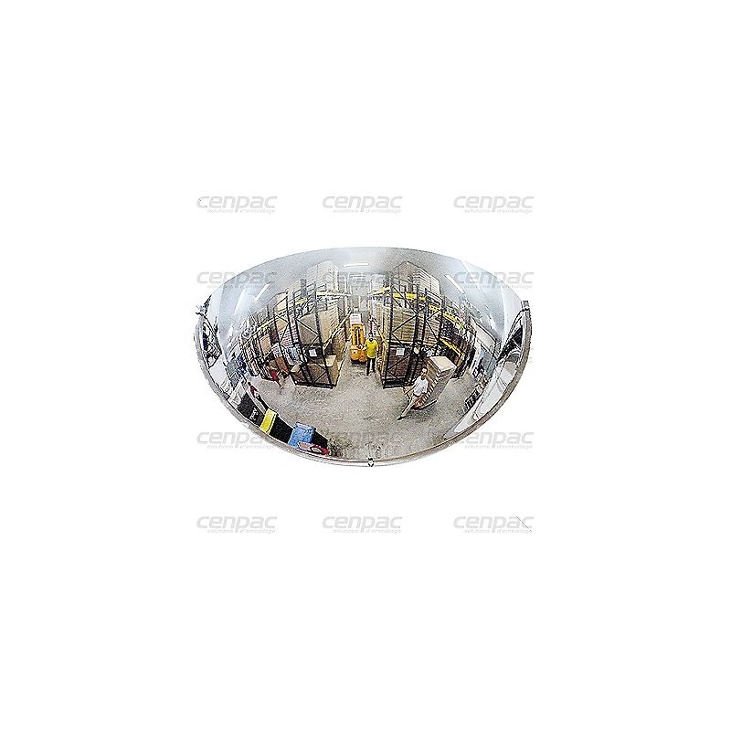 Miroir de securite - 1/4 de sphere - diam 800mm - miroir de securite
