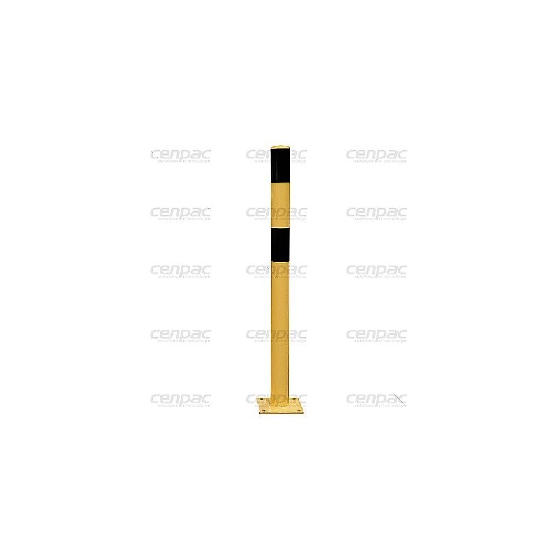 Poteau de protection acier - diam. 90mm x haut. 1200mm - poteau de protection acier
