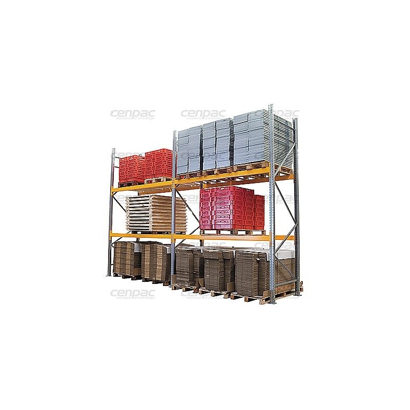 Rayonnage a palette - element suivant - longueur utile 2700mm - rayonnage a palette