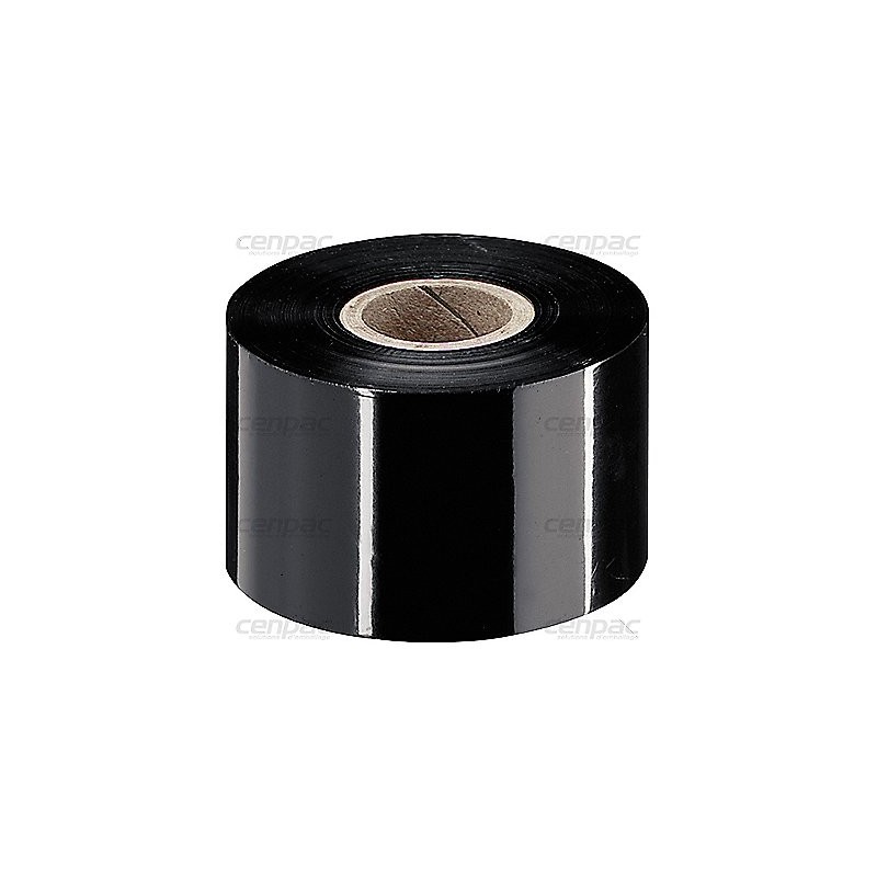 Film transfert thermique noir 110mmx450m diam25mm ext740mm 1 bobine de film transfert the colis de 6 bobines