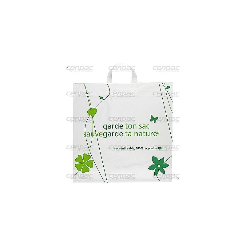 Sac pemd poignees souples - 45x45x22 cm - colis de 200 - colis de 200 sacs