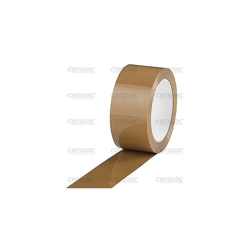 Ruban adhesif pp acrylique havane 35µ 75mmx100m - colis de 24 rouleaux - colis de 24 rouleaux
