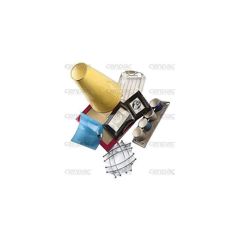 Film retractable ct303 transparent 10,7µ 255mmx2x1905m:971,55m² 10,7µ colis de 2 bobines - colis de 2 bobines