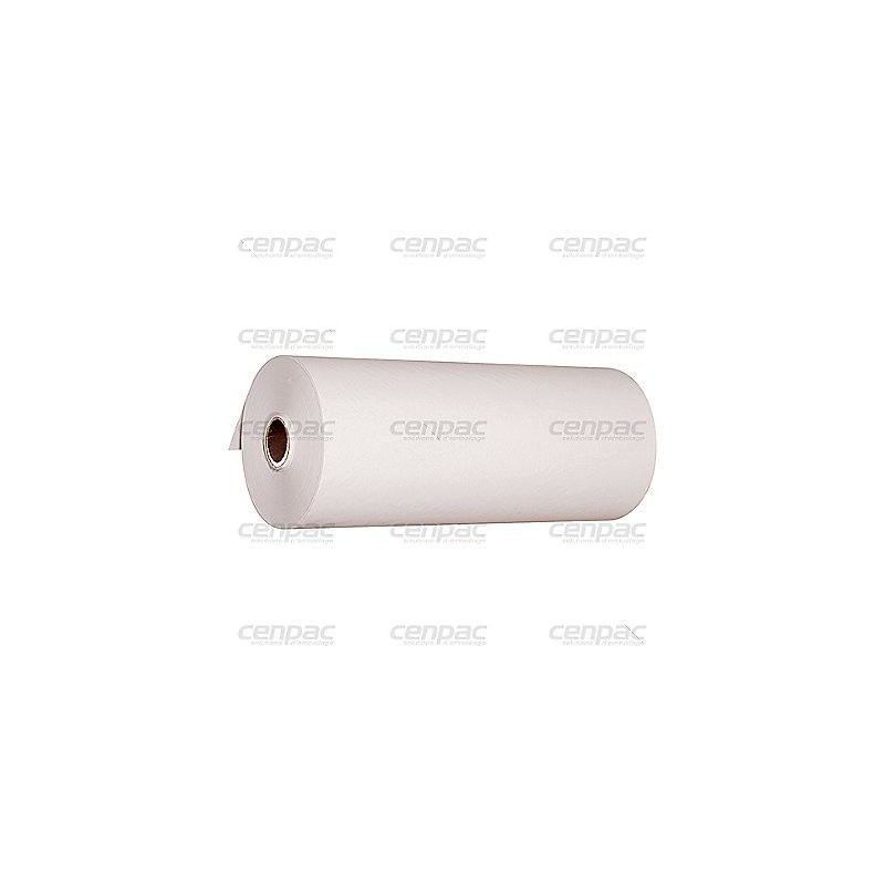 Papier kraft blanc frict 50g - 33cm x 673m diam ext 240mm - bobine de 10 kg - bobine