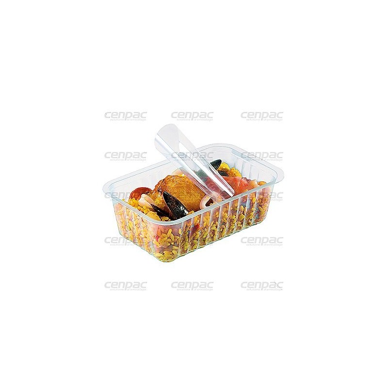 Barquette pp scellable translucide 750cc 192x137h41mm - 20/+120°c colis de 1260 - 1 colis de 1260 barquettes