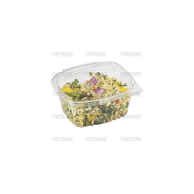 Boite apet transparent 520 cc - 140x124x63 mm - colis de 440 - colis de 440 boîtes