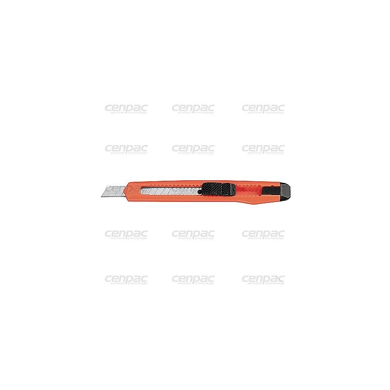 Cutter plastique eco 9mm - boite de 24 cutters - 1 boite : 24 cutters