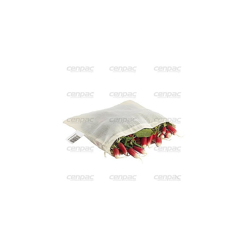 Sac coton reutilisable ecru 26x26cm - colis de 150 sacs - colis de 150 sacs