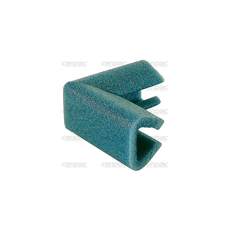 Coin angle mousse recycle en u 35x24x10mm long 100mm ep 9mm colis de 600 - colis de 600 colis