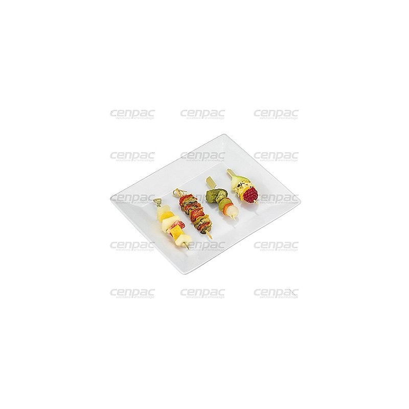 Brochette bambou ruban - 100 mm - colis de 1500 - 1 colis de 6 x 250 brochettes