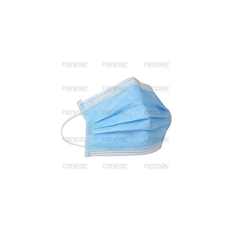 Masque jetable 3plis type iir unite : boite de 50 - boite de 50 masques jetables