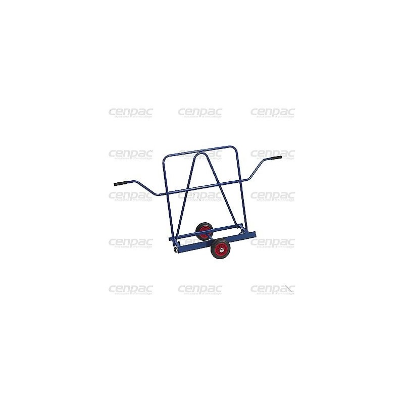 Chariot porte panneaux - bleu - 1780x610x1070mm - acier - un chariot