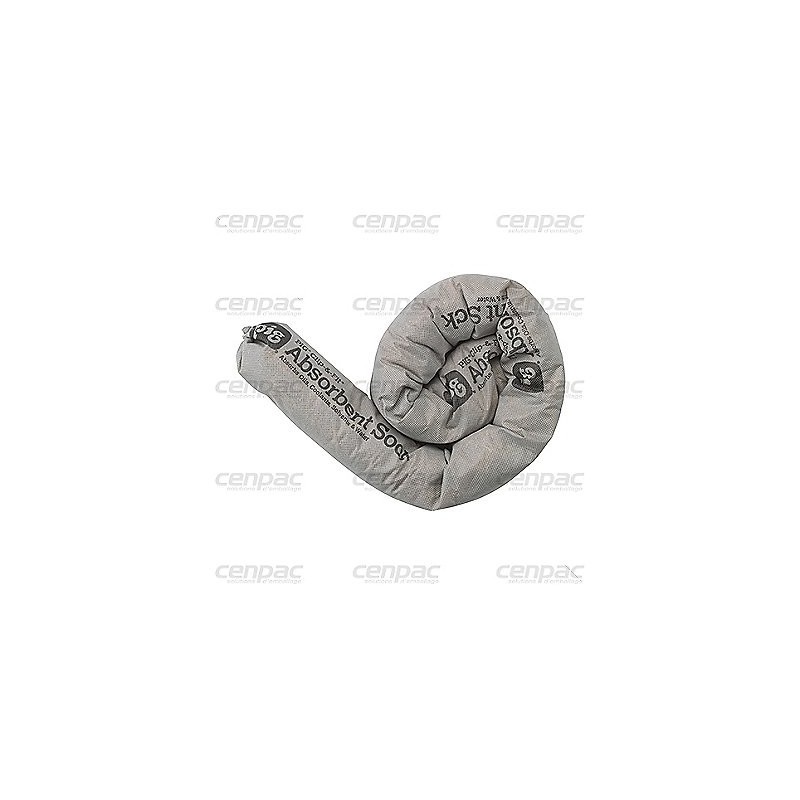 Boudins gris absorbants - diam 8cm - longueur 107cm - boite de 20 boudins - une bote de 20 boudins