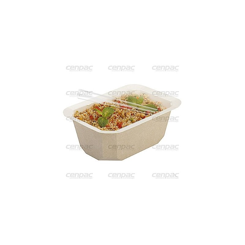 Barquette carton scellable brun 250cc 137x96x32mm - colis de 1170 - colis de 1170 barquettes