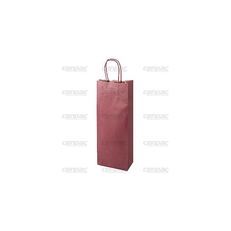 Sac bouteille kraft brun - 110gr 14x39x8 cm - colis de 300 - 1 colis de 300 sacs
