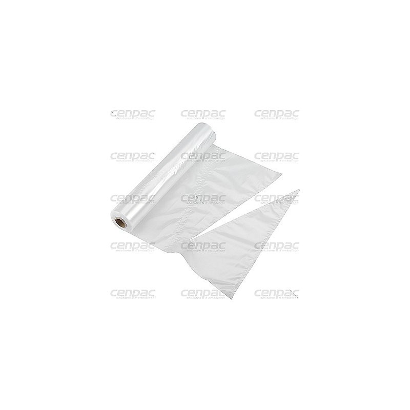 Poche a douille transparent 70µ 54x30cm sachet de 100 poches - sachet de 100 poches