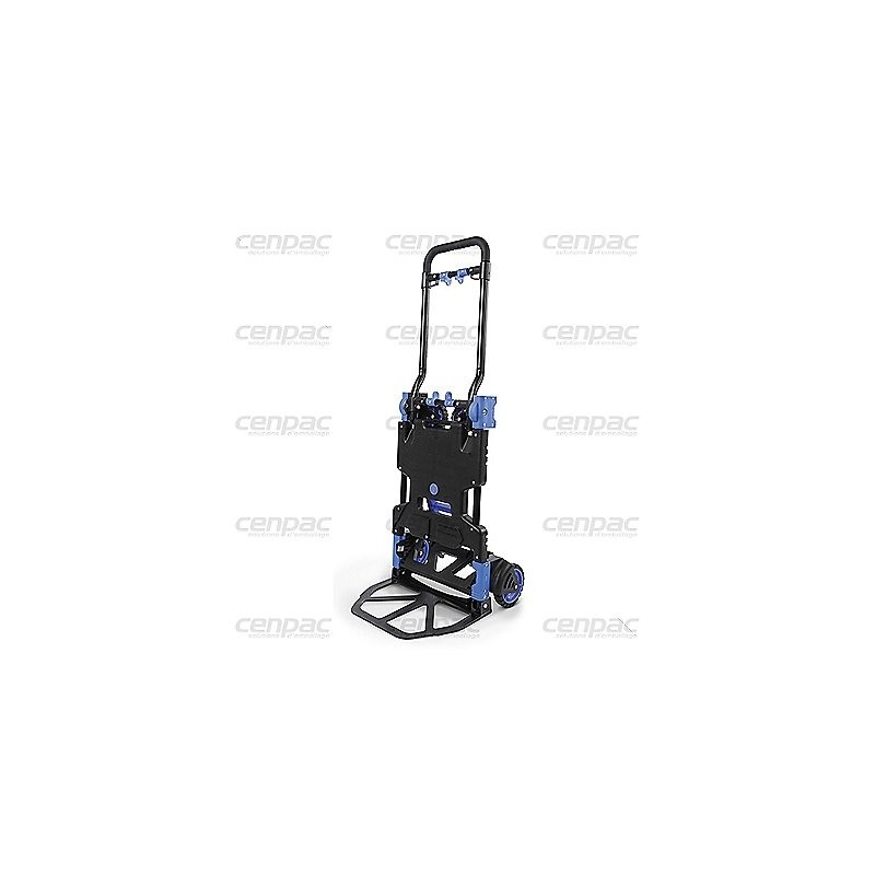 Chariot diable pliable - bleu/noir - un diable