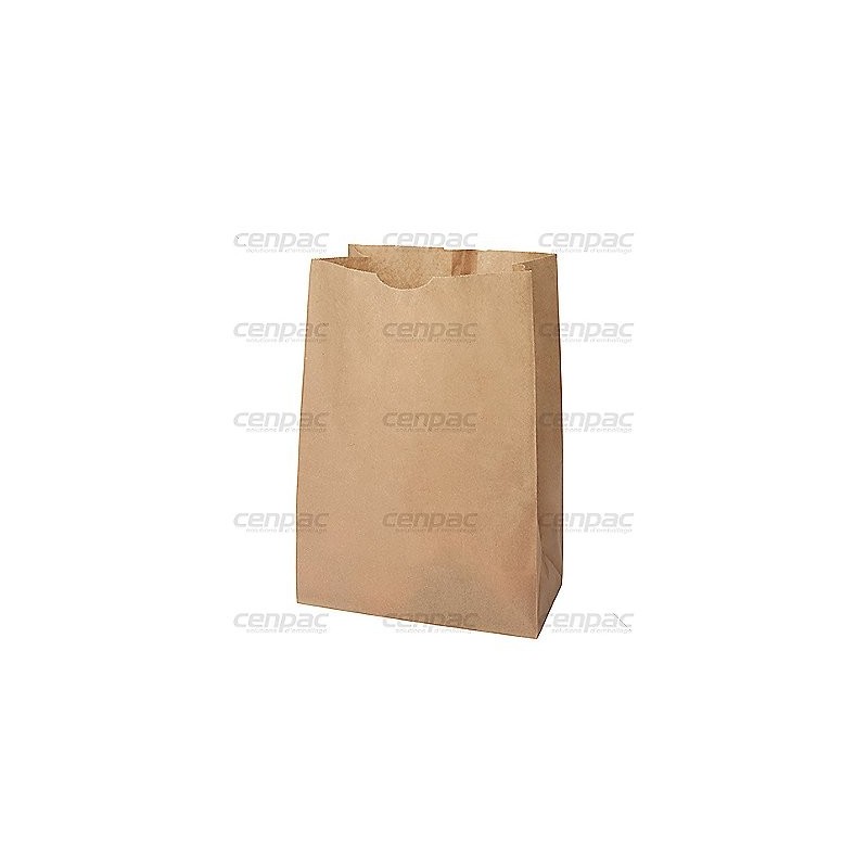 Sac kraft sos brun 45gr - 30x43x18 cm - colis de 250 sacs