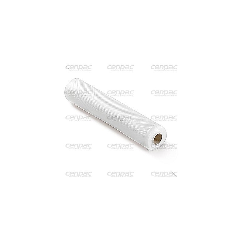 Gaine gaufree sous vide pe/pa blanc 30cm - paquet de 2 rouleaux
