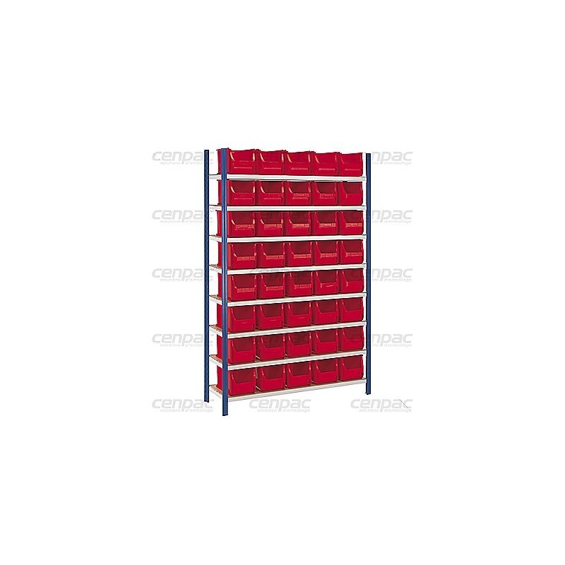 Kit rayonnage et bacs a bec 70 bac a bec bleu 4l - pbab4lb - un element depart