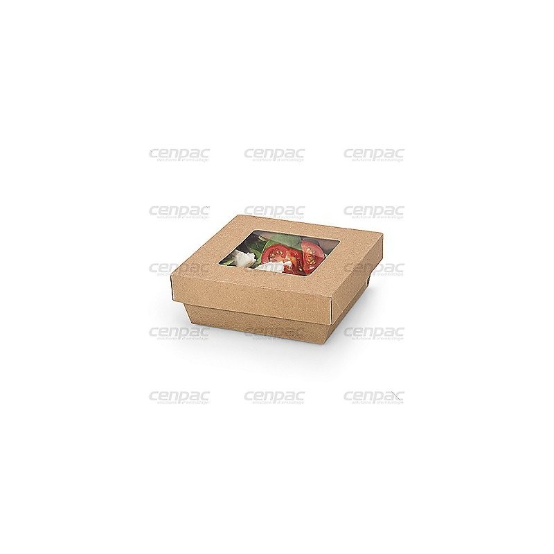 Boite carton brun avec couvercle separe 1500cc - colis de 320 boites