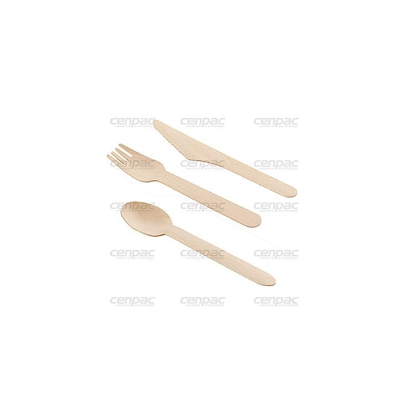 Petite cuillere bois 110 mm colis de 2500 - colis de 2500