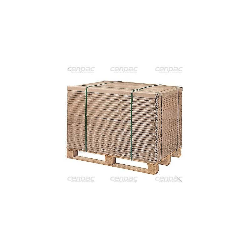 Papier kraft naturel en format 80x140 cm - palette de 11160 ft env 750kg pal de 11160 ft
