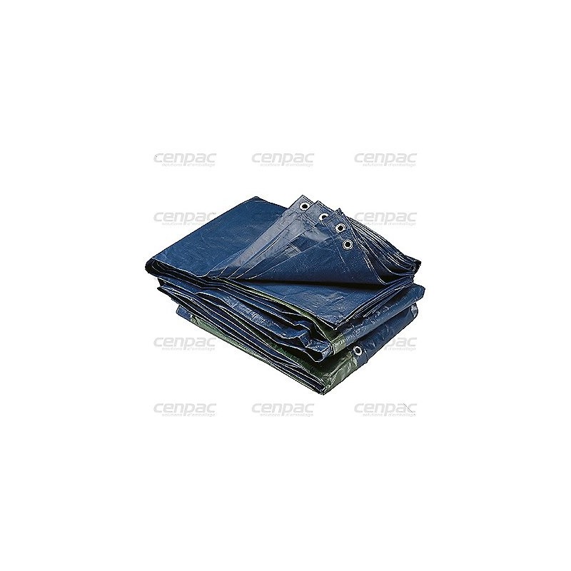 Bache de protection pe bleue 6x10m - colis de 1 - 1 bache