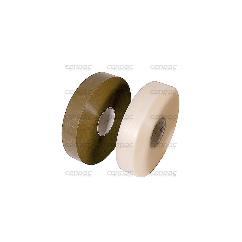 Ruban adhesif machine PP hm blanc 28µ 48mmx1000m - colis de 6 rouleaux