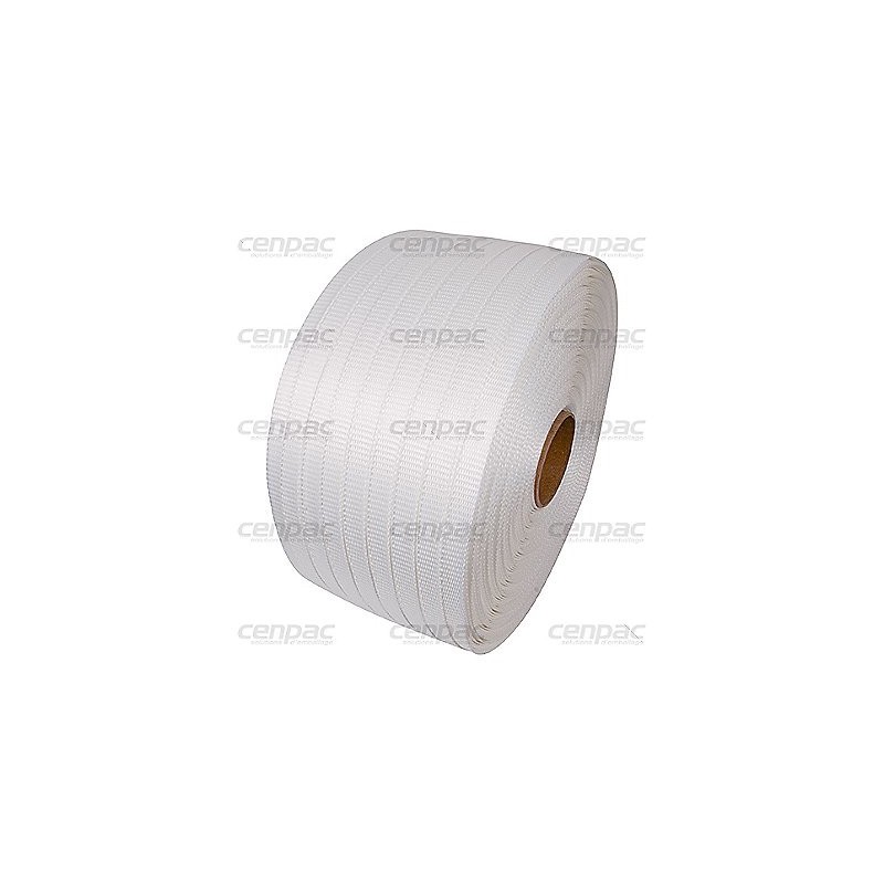 Feuillard textile tisse standard 13x1100cm - colis de 2 bobines