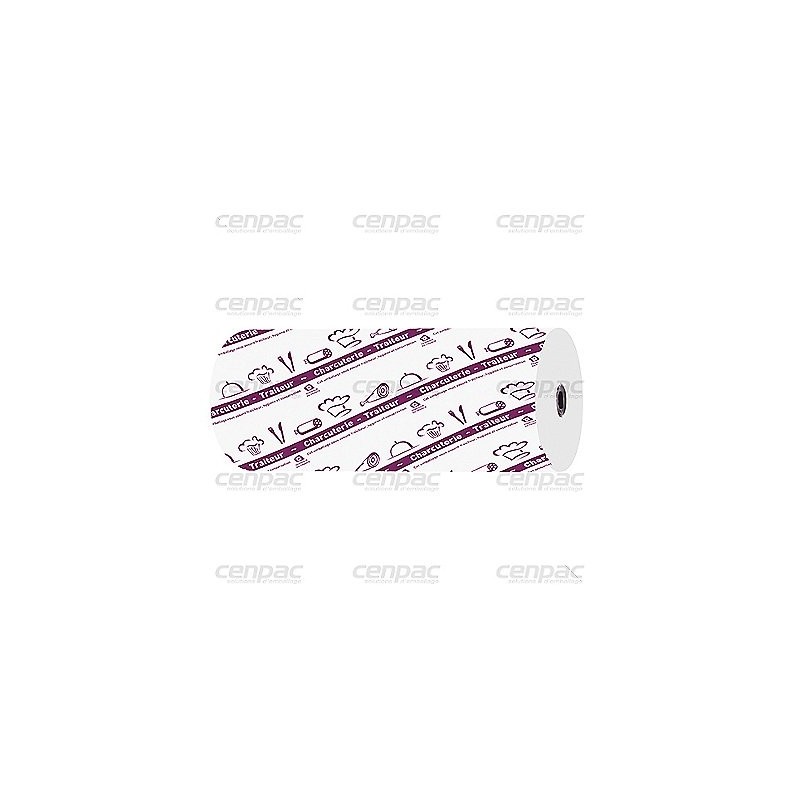 Papier parawhite 40gr boucherie rouge laize 50 cm bob 13kg - bobine de 13kg