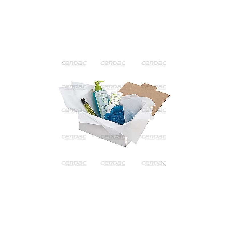 Papier de soie blanc 20g - 65x100cm paquet de 1000 - paquet de 1000 feuilles