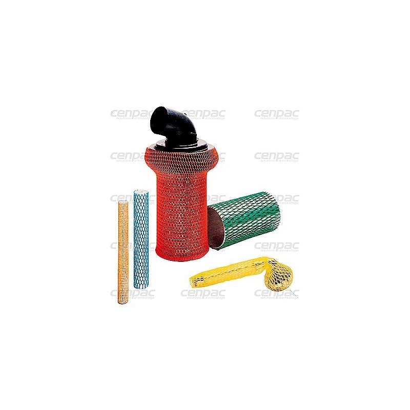 Gaine protection mecanique - diam 80/130 mm lg 100m rouge boite distributrice - boite distrib