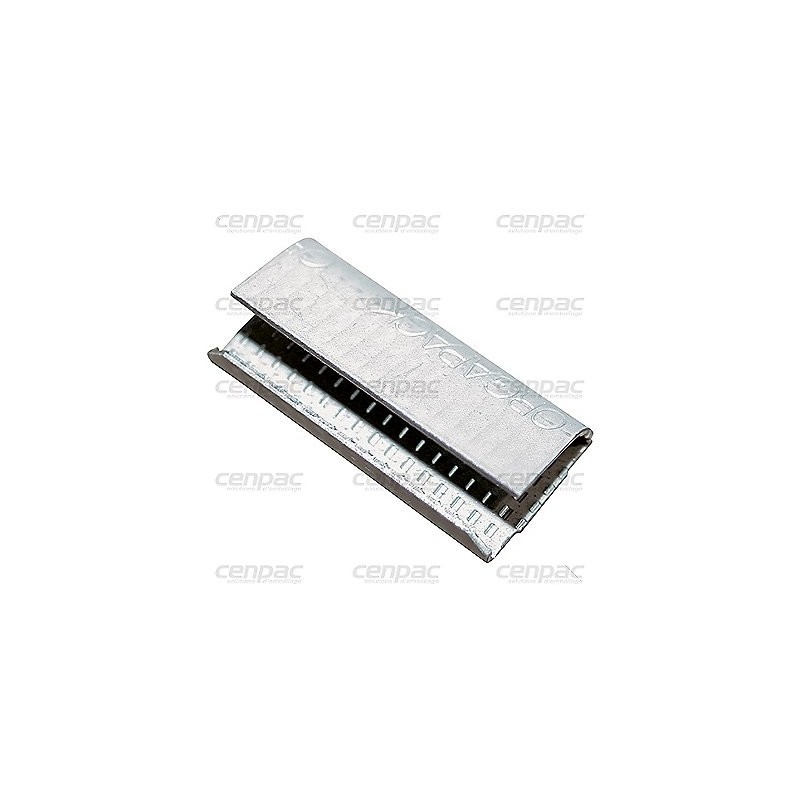 Chape ouverte a picot - pour feuillard pp 13 mm - colis de 1000