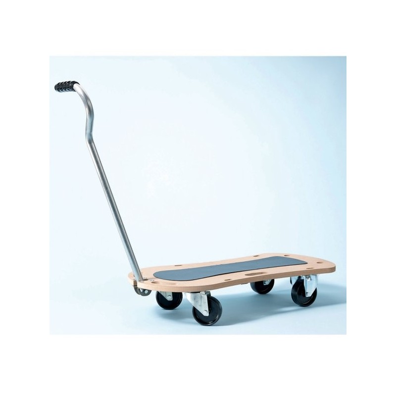 MOTTEZ Plateau rouleur avec timon charge 300 kg
