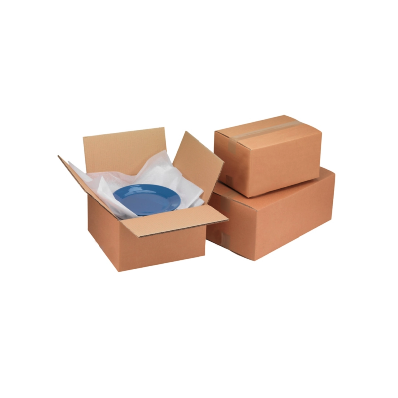 Caisse carton americaine double cannelure - 250x250x100mm - colis de 15 caisses