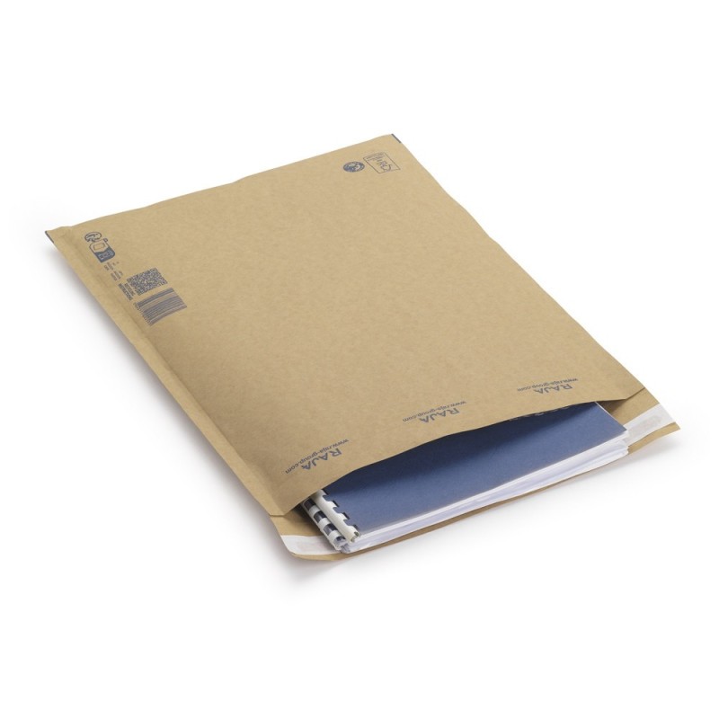 Pochette résistante matelassée bulles kraft Super RAJA 22x26 cm - Paquet de 100