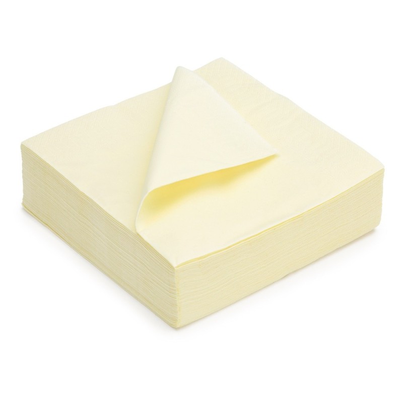 Serviette couleur crème - Paquet de 2000
