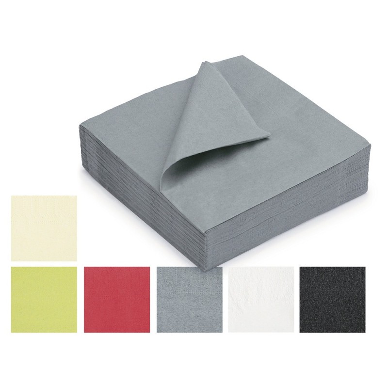 Serviette couleur noire - Paquet de 2000