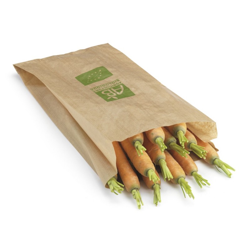 Sachet kraft primeur AB avec soufflets 20x30x7,5 cm - Paquet de 500