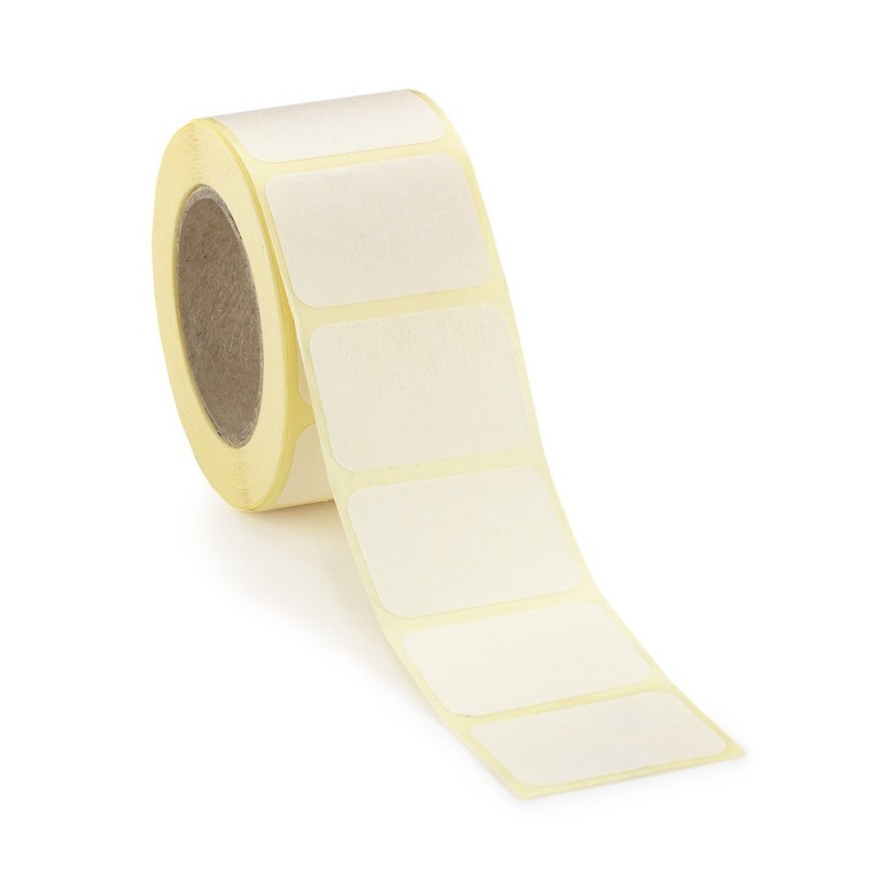 Étiquette soluble transfert thermique 35x25 mm