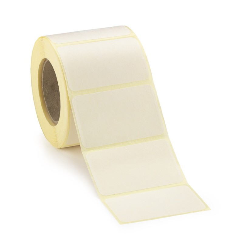 Étiquette soluble transfert thermique 55x35 mm