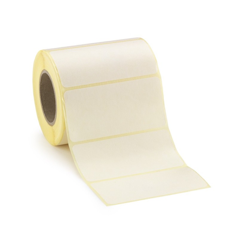 Étiquette soluble transfert thermique 80x40 mm