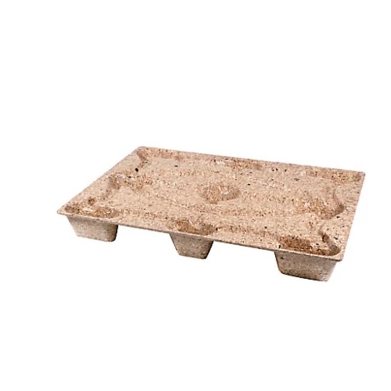 Palette bois moule emboitable 800x1200x120mm 6 plots - chrg dyn 250kg - par 5 palettes