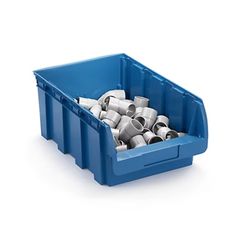 Bac a bec plastique pp bleu dim ext. 350x210x150mm - 8 l - colis de 10 bacs